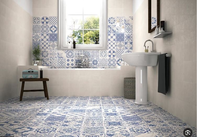 تركيب بلاط السيراميك  أحدث واجمل ديكورات سيراميك المطبخ والحمام وارضيات