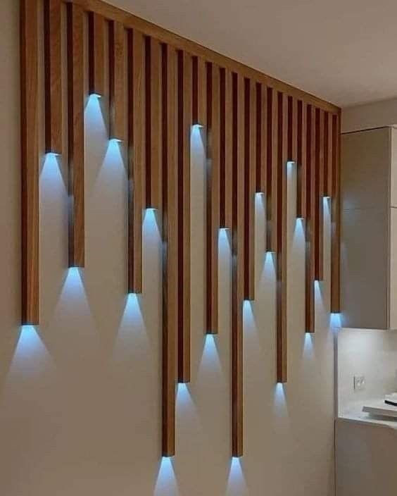 ديكورات عصرية مع الإضاءة